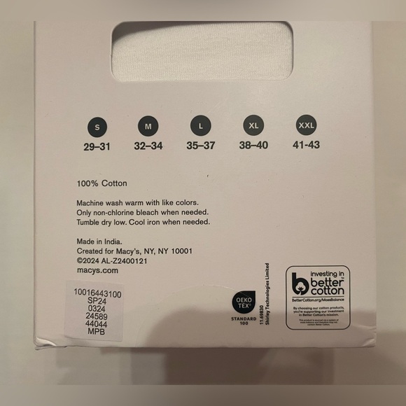 Alfani Men’s 4 Pack White Crew Neck Slim Fit T-Shirt Tee Size XXL NWT - Picture 5 of 6